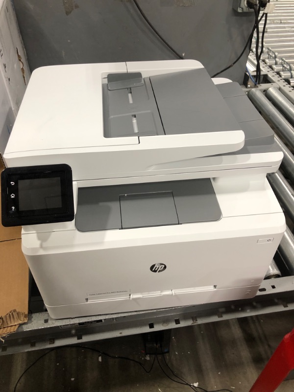 Photo 2 of HP Color LaserJet Pro M283fdw Wireless All-in-One Laser Printer, Remote Mobile Print, Scan & Copy, Duplex Printing, Works with Alexa (7KW75A), White