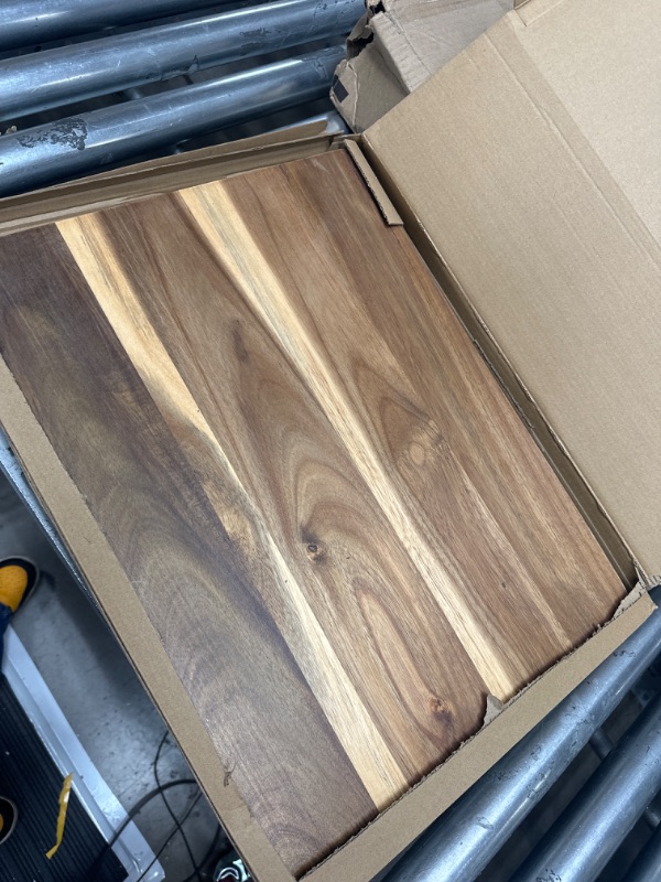 Photo 2 of Wood Cutting Boards for Kitchen, Extra Large Charcuterie boards,Reversible Wooden Chopping Board With Juice Grooves and Handles,Ideal for Chopping Meat, Vegetables, Fruits, Bread, Cheese, 20 * 15" X-Large