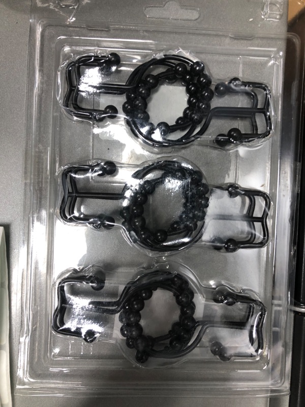 Photo 1 of 10 black shower curtain hooks