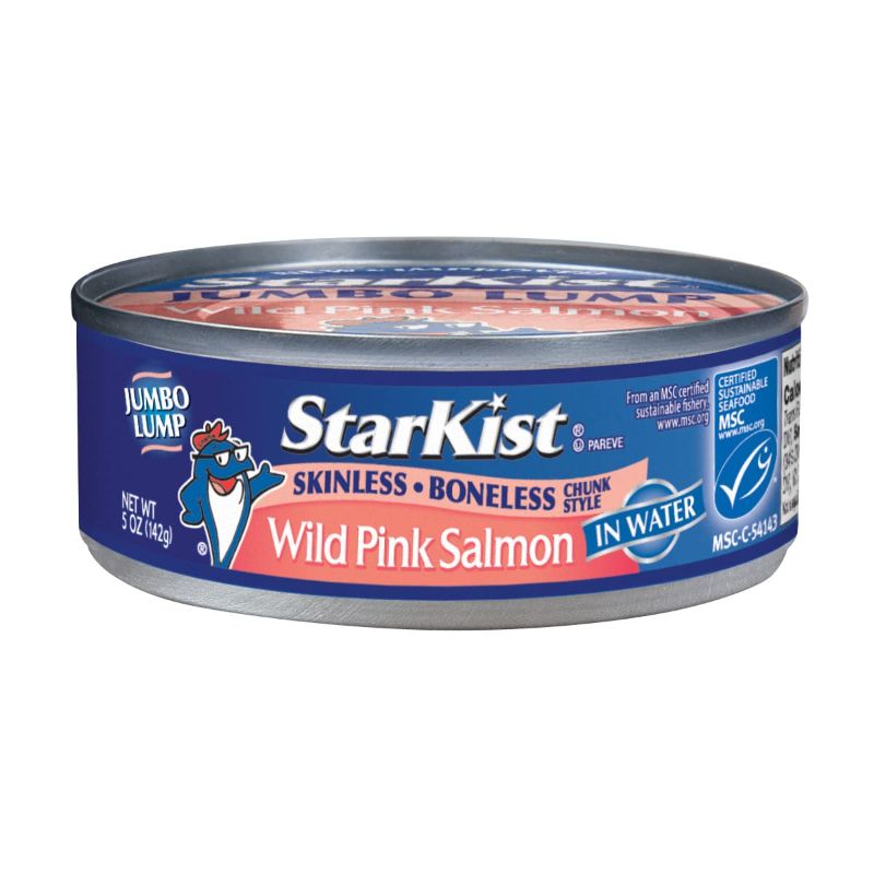 Photo 1 of **EXP DATE: 02/07/2027
StarKist Wild Pink Salmon, Skinless, Boneless, 5 Ounce (Pack of 12)
