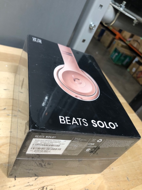 Photo 1 of *FACTORY SEALED*
Beats Solo3 Wireless On-Ear Headphones - Apple W1 Headphone Chip, Class 1 Bluetooth, 40 Hours of Listening Time, Built-in Microphone - Rose Gold (Latest Model)