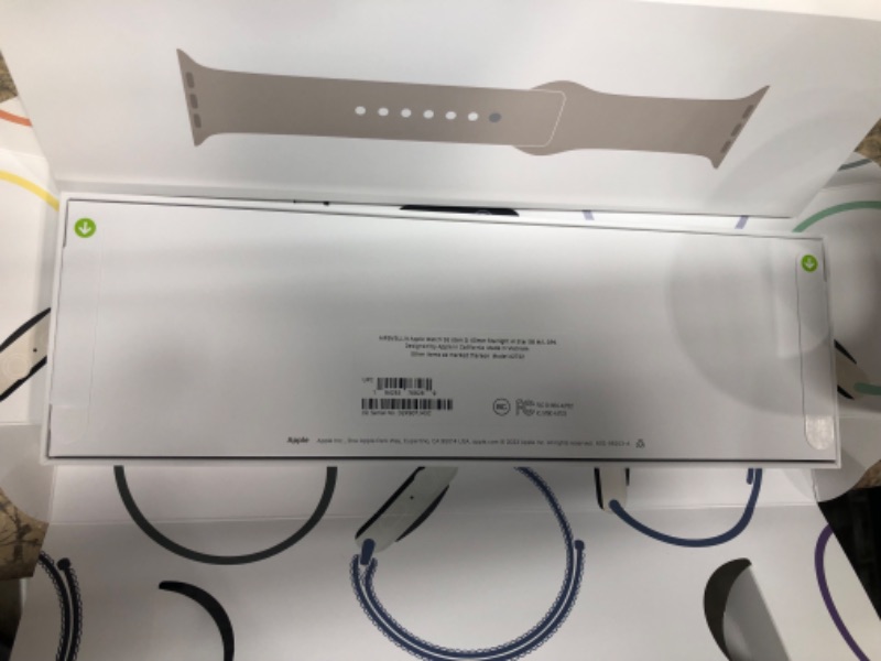 Photo 2 of *BRAND NEW, FACTORY SEALED*
Apple Watch SE (2nd Gen) [GPS 40mm] Smartwatch with Starlight Aluminum Case with Starlight Sport Band M/L. Fitness & Sleep Tracker, Crash Detection, Heart Rate Monitor Starlight Aluminum Case with Starlight Sport Band 40mm M/L 