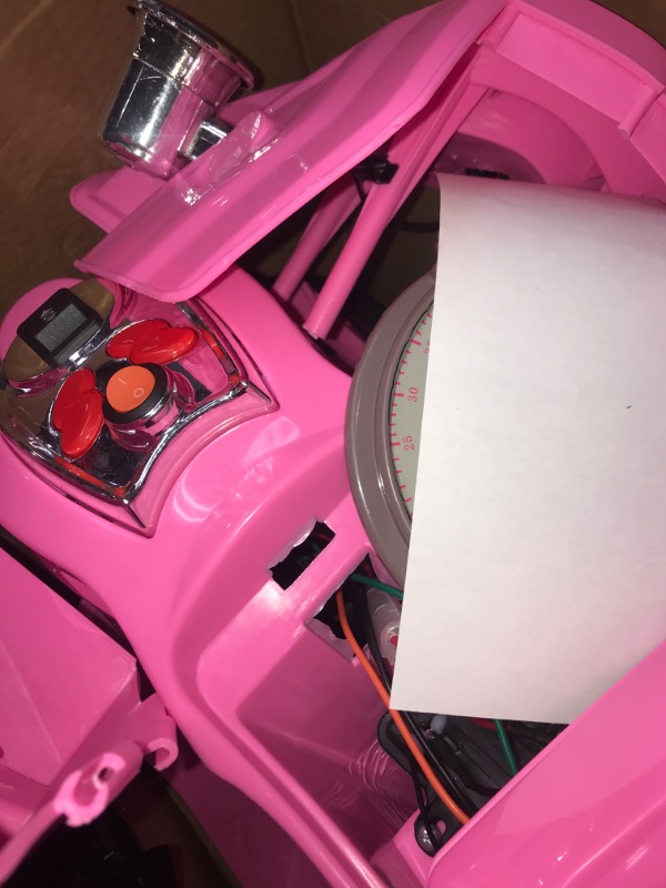 Photo 3 of ***Parts Only***Lil Rider 3 Wheel Battery Powered FX Sport Bike - Pink