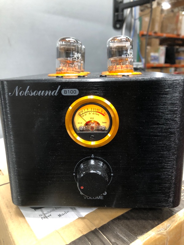 Photo 4 of Nobsound B100 Bluetooth 5.0 Tube Amplifier USB DAC Coax/Opt Integrated Power Amp