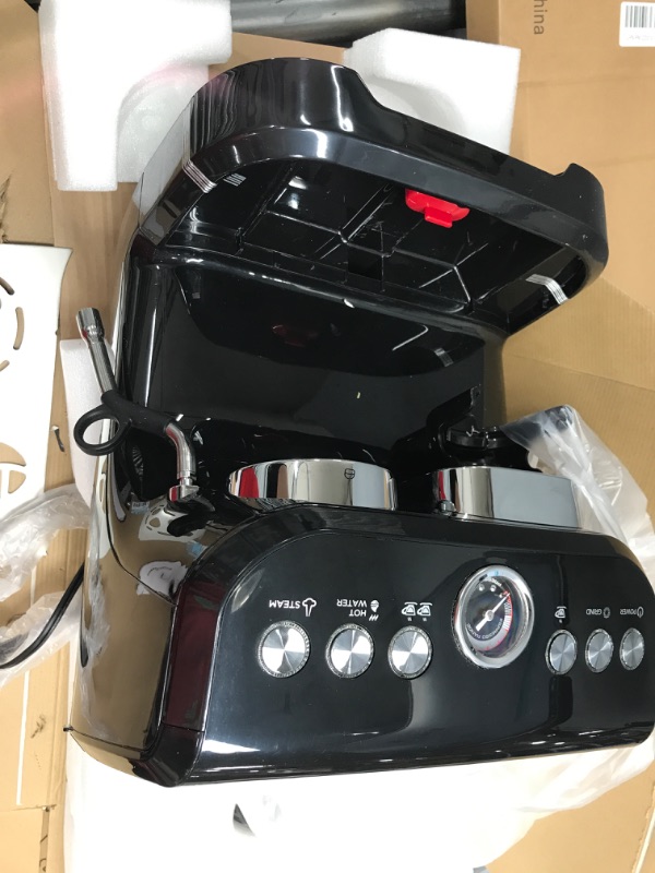 Photo 4 of **NON FUNCTIONAL*MISSING PARTS**
MIROX Espresso Coffee Maker With Grinder For Home