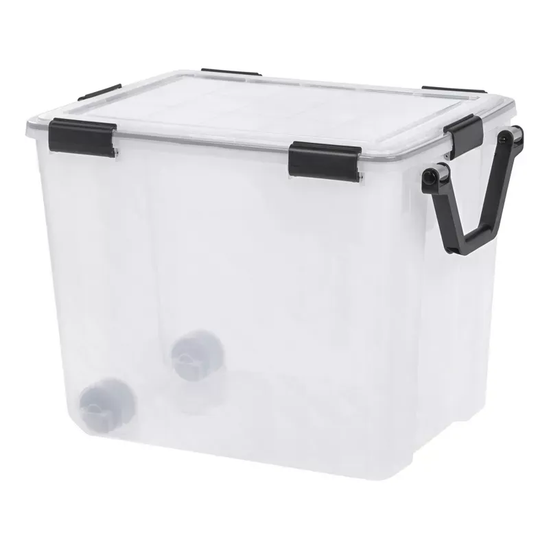 Photo 1 of 103 Qt weatherpro plastic storage bin with durable lids
