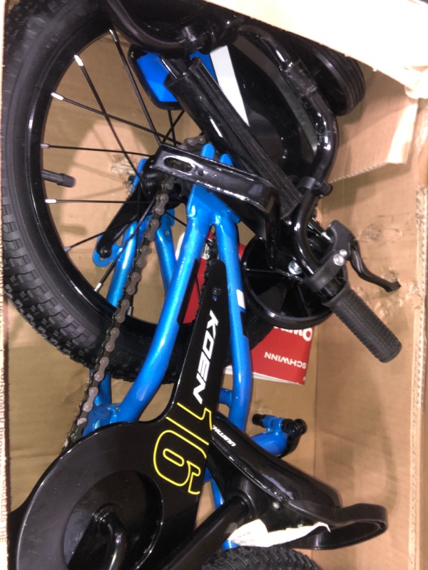Photo 1 of **/**parts only****Schwinn Koen & Elm Toddler and Kids Bike, 12-18-Inch Wheels, Training Wheels Included, Boys and Girls Ages 2-9 Years Old Blue 16-inch Wheels