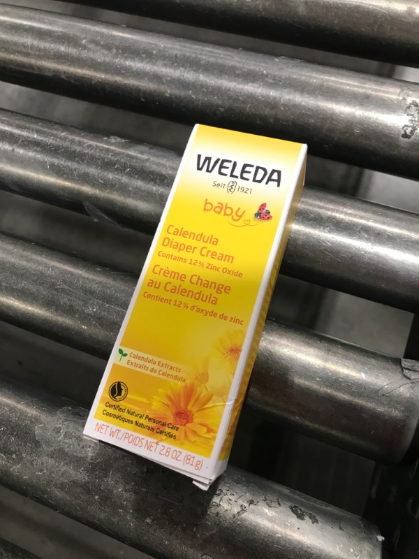 Photo 2 of Weleda Baby Calendula Diaper Cream, 2.8 Fluid Ounce, Plant Rich Protection with Calendula, Chamomile, Sweet Almond Oil, Lanolin and Zinc Oxide Calendula 2.8 Ounce (Pack of 1)