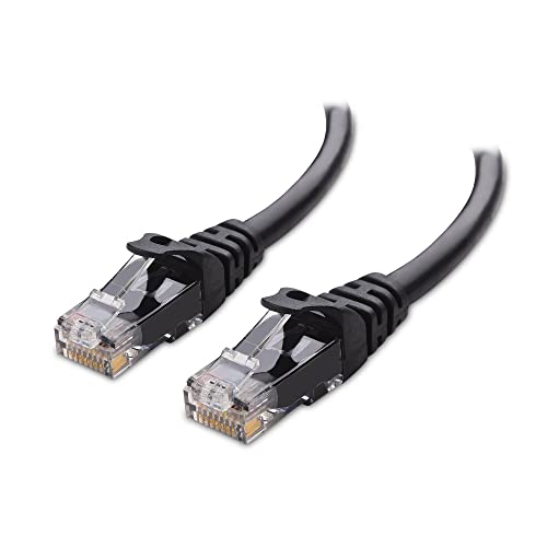 Photo 1 of  Cable Matters 10Gbps Snagless Cat 6 Ethernet Cable 30 Ft (Cat6 Cable, Cat 6 Cable, Internet Cable, Network Cable) in Black 