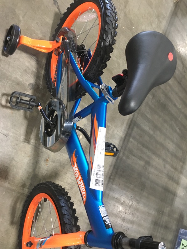 Photo 5 of Dynacraft 16" Hot Wheels Boy's Bike with Rev Grip, Blue