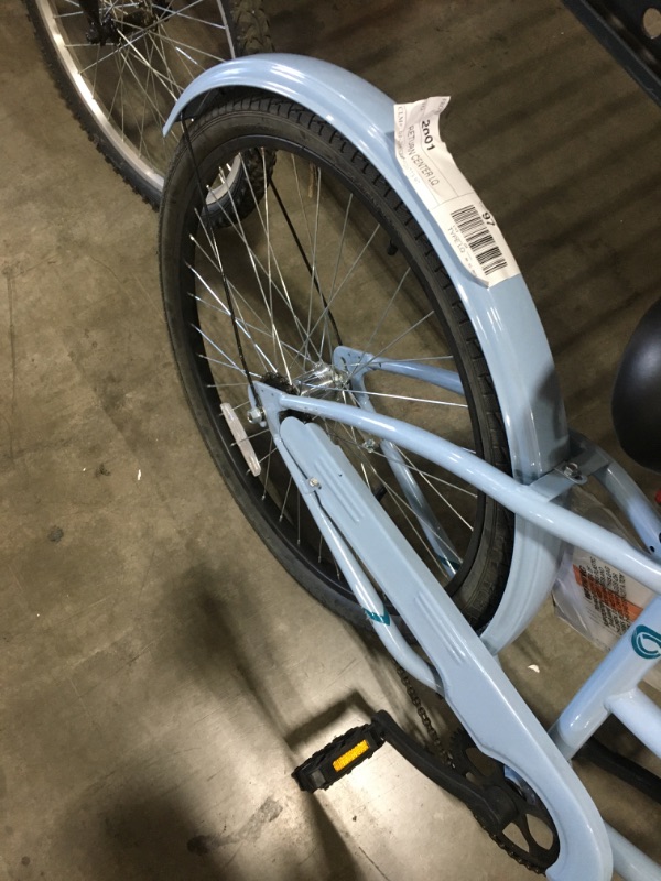 Photo 4 of Concord 26” Pacifica Women's Cruiser Bike, Light Blue, Adult
