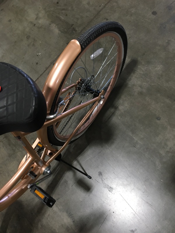 Photo 4 of Kent 26 in. Bayside Women's Cruiser Bike, Rose Gold