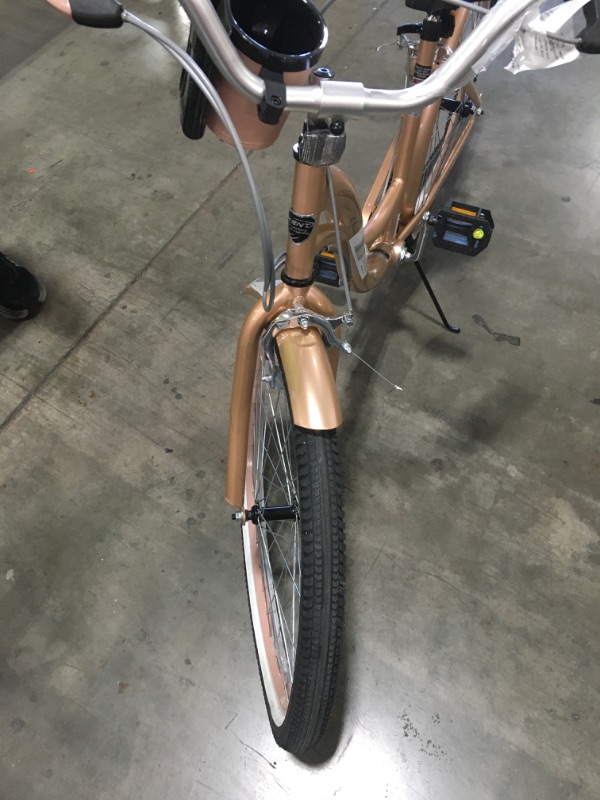 Photo 3 of Kent 26 in. Bayside Women's Cruiser Bike, Rose Gold