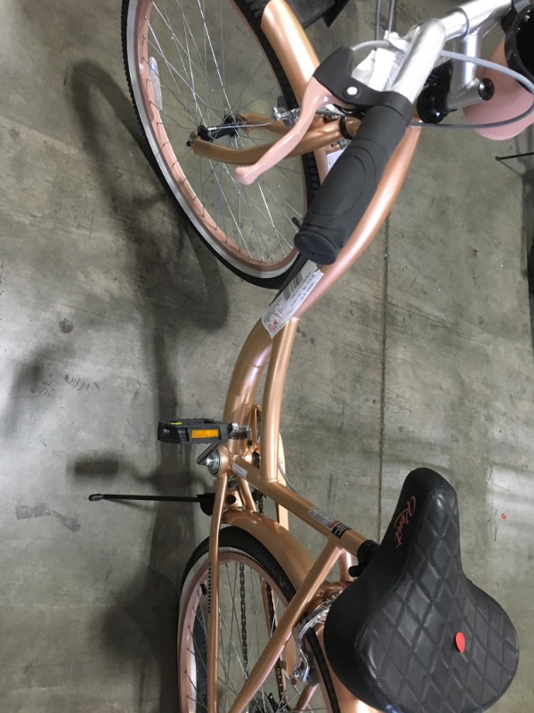 Photo 5 of Kent 26 in. Bayside Women's Cruiser Bike, Rose Gold