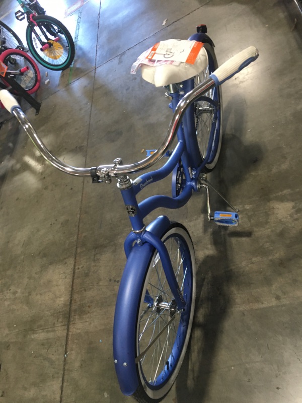 Photo 2 of Huffy 24" Cranbrook Womens Comfort Cruiser Bike Periwinkle Blue