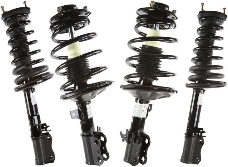 Photo 1 of AutoShack Front & Rear Complete Struts Coil Springs Set of 4 Replacement for 1997-2001 Toyota Camry 1997-2003 Avalon 1999-2003 Solara 1997-2000 2001 Lexus ES300 2.2L 2.4L 3.0L V6 FWD CST090-091PR

