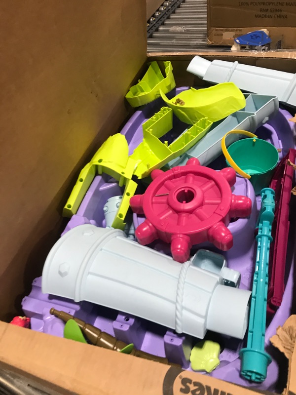 Photo 2 of Little Tikes Mermaid Island Wavemaker Water Table with Five Unique Play Stations and Accessories