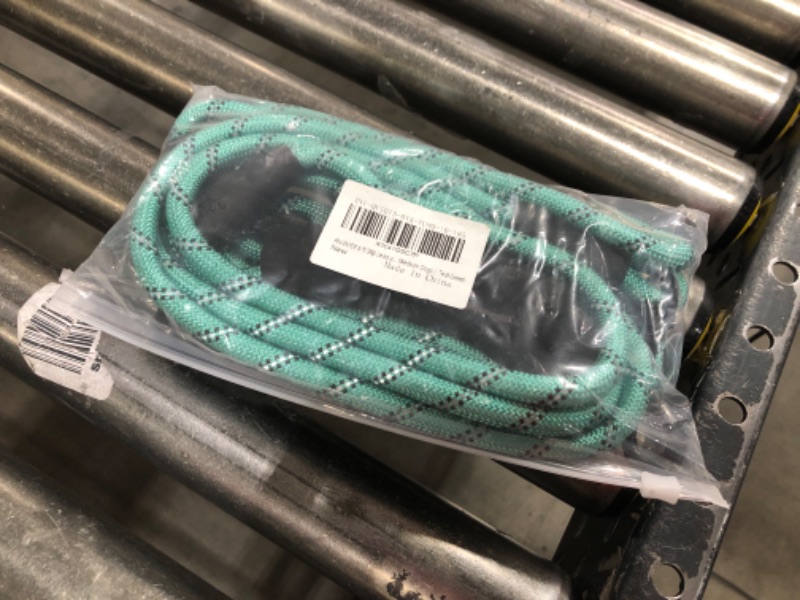 Photo 2 of  6 ft Slip Lead and Rope Basic Dog Leash Set | Reflective Strong Rope | Soft Padded Handle | 3/8 Inch Thick for Small Medium Dogs | Teal Green 