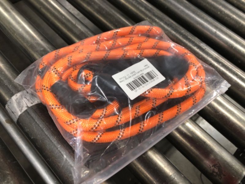 Photo 2 of  6 ft Slip Lead and Rope Basic Dog Leash Set | Reflective Strong Rope | Soft Padded Handle | 1/2 Inch Thick for Medium Large Dogs | Orange 