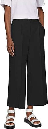 Photo 1 of Famulily Wide Leg Trousers for Women High Waisted Business Casual Pants Pleated Front Straight Slacks with Pocket Relaxed Fit, SIZE M
