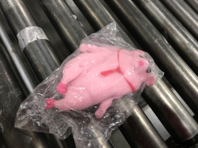 Photo 1 of AWANGLUO Novelty Cute Squishy Toy Pink Pig Gifts for Kids Adults, Decompress and Stress Stretch Animal Anxiety Relief Autism Disorders, Funny Pig Man Sensory Stress Toy for Girl Boy