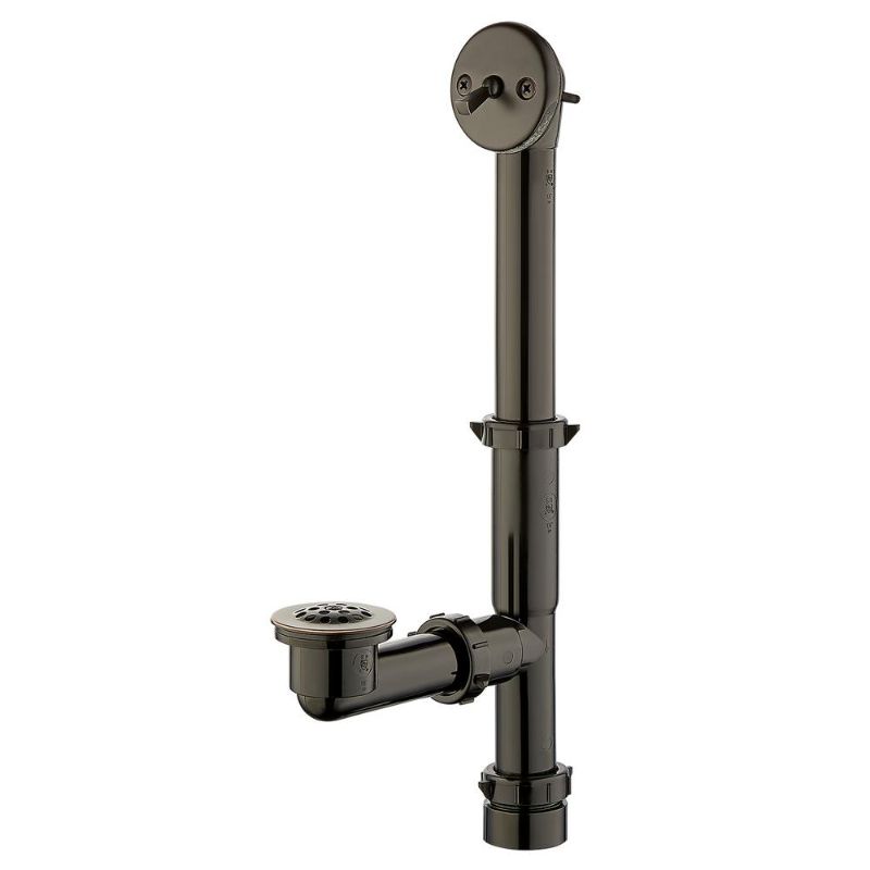 Photo 1 of  Everbilt Trip Lever 1-1/2 in. Black Poly Pipe Bath 