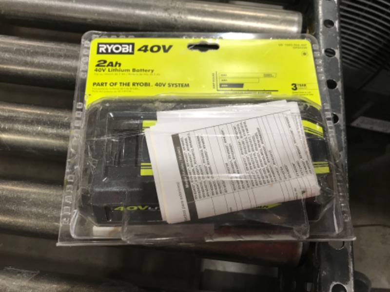 Photo 2 of Ryobi 2Ah 40V Lithium-Ion Compact Battery (OP40201)