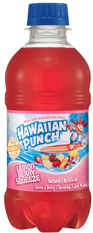 Photo 1 of (24 Bottles) Hawaiian Punch Lemon Berry Squeeze, 10 Fl Oz
