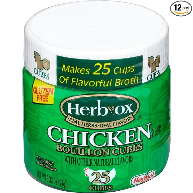 Photo 1 of -Ox Chicken Bouillon Cubes, 25 Count (Pack of 12) exp date 06/04/25