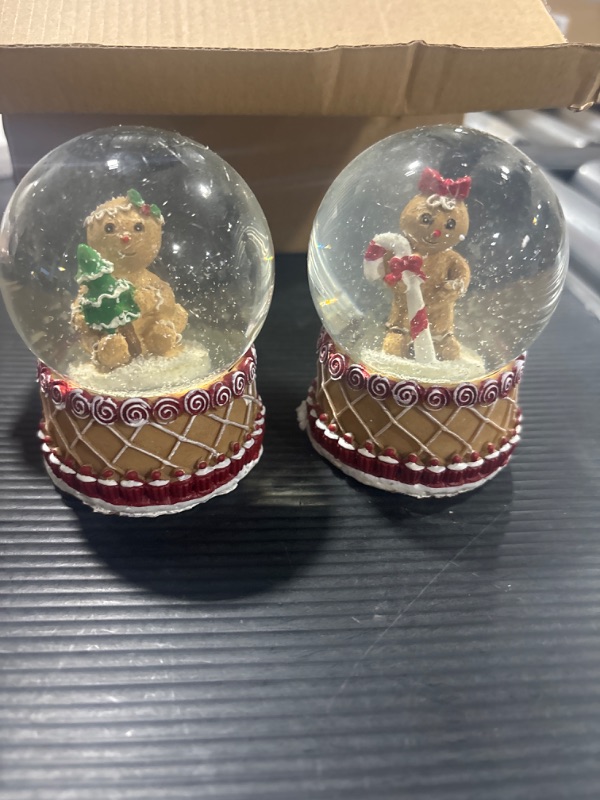 Photo 1 of 2 PC SNOWGLOBES