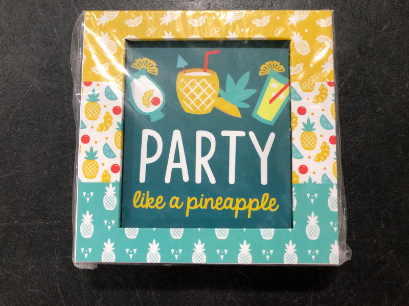 Photo 1 of Pavilion Gift Company Pineapple Punch Coaster 4 x 4 Inch