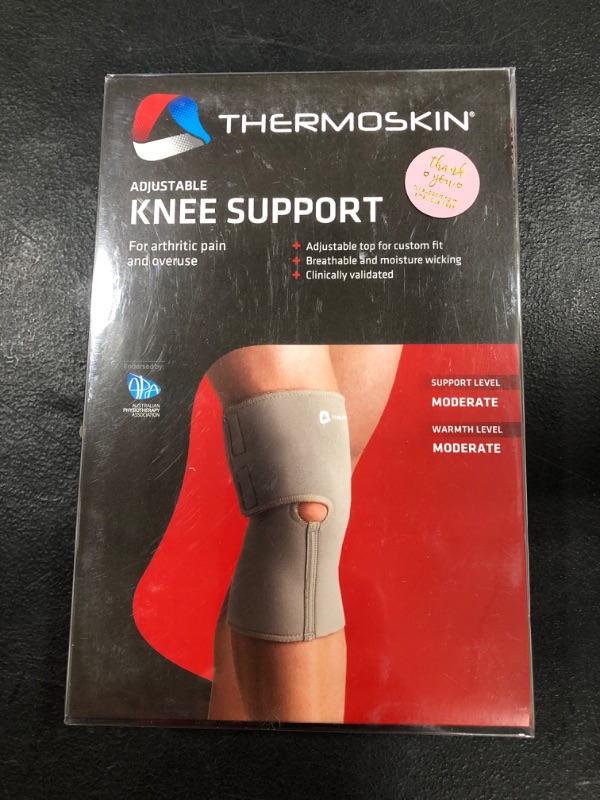 Photo 2 of Thermoskin Arthritis Knee Wrap, Beige, Small