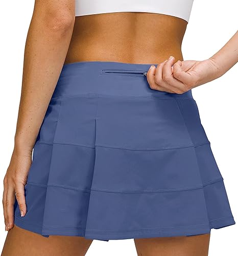 Photo 1 of MCEDAR Athletic Tennis Golf Skorts Skirts for Women with Pocket Workout Running Sports Pleated Skirts Casual size large
