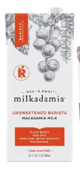 Photo 1 of EXP : JUN 29/2024 - milkadamia Macadamia Milk - Unsweetened Barista - 32 Fl Oz - Lactose Free Milk, Vegan Shelf Stable Milk, Plant Based Non Dairy Milk, Organic Dairy Free Macadamia Nut Milk