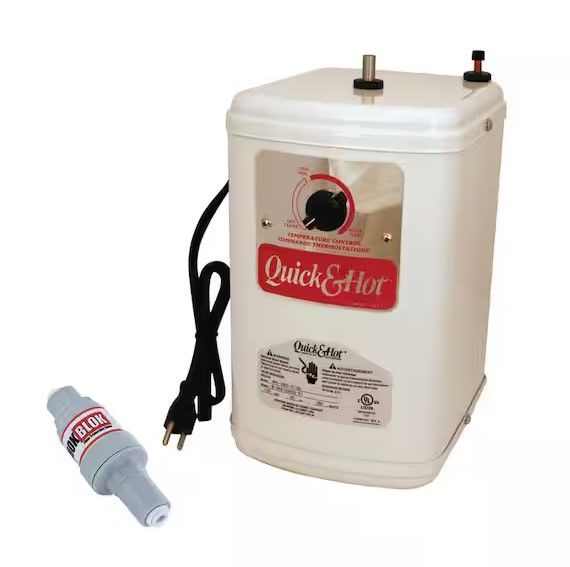 Photo 1 of QHT-1FPV Quick & Hot Instant Water Heating Tank with Shok Blok Protection Valve for Dispenser Faucets
