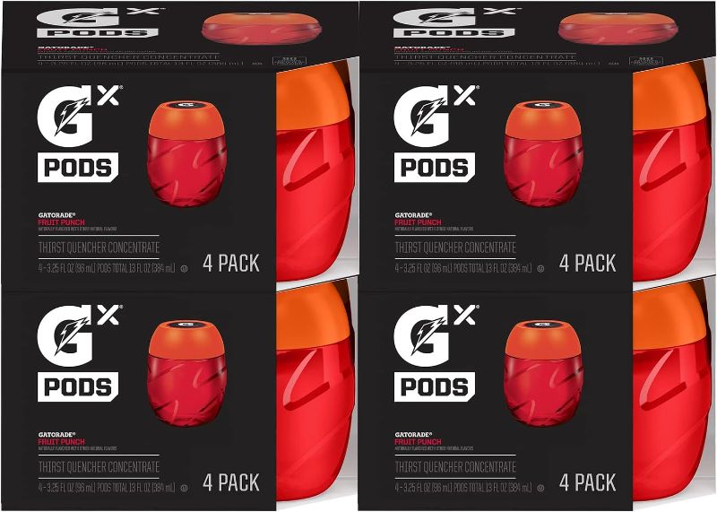 Photo 1 of glac frz/frt pnch/ glac chry/ 3.25oz gatorade pods