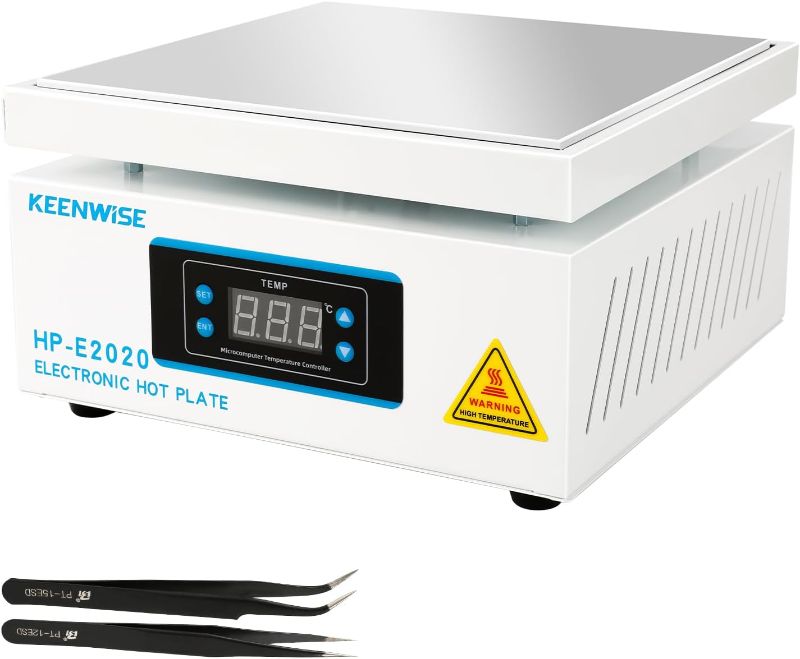 Photo 1 of 110V 1080W Soldering Hot Plate, LED Microcomputer Electric Preheat Soldering Station, Welder Hot Plate Rework Heater Lab Plate
