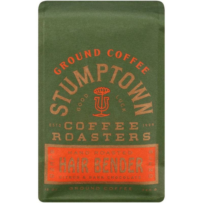 Photo 1 of EXP 06/20/2024 Stumptown Coffee Roasters, Medium Roast Ground Coffee Gifts - Hair Bender 12 Ounce Bag, Flavor Notes of Citrus and Dark Chocolate