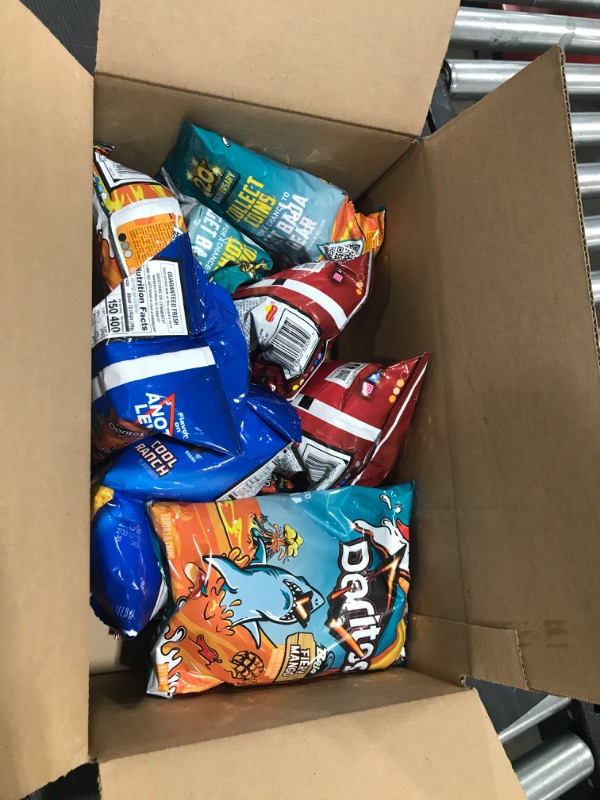 Photo 1 of Doritos® Variety Pack with Cool Ranch®, Nacho Cheese, & Baja Blast (Pack of 8), Limited-Time Only Doritos Baja Blast Variety 8 Count (Pack of 1)
BEST BY JULY 16 2024