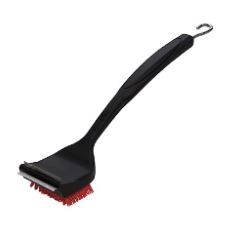 Photo 1 of Char-Broil 8666894 Safer Replaceable Head Nylon Bristle Grill Brush with Cool Clean Technology, One Size & 9756273R06 Cool-Clean Handheld Brush, Red Brush 