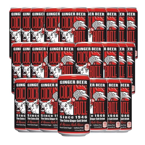 Photo 1 of Cock N Bull Ginger Beer 24 Pack 7.5oz Soda Cans - Ideal Mixer for Cocktails, Mocktails, and Bartenders - Premium Quality for Perfect Mixed Drinks - Re
