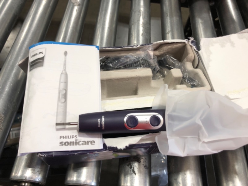 Photo 2 of Philips Sonicare ProtectiveClean 6100 Rechargeable Electric Power Toothbrush, Deep Purple, HX6471/03 Handle Only Deep Purple