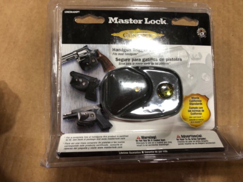 Photo 1 of Masterlock Keyed Trigger Lock
