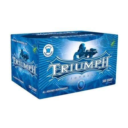 Photo 1 of Xball Triumph 500ct Paintballs, Blue, 500 Count, .68 0.68
SOME MAY BE DAMAGED ***