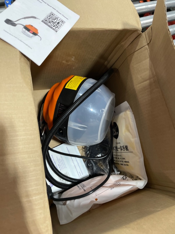Photo 1 of High Pressure Steam Cleaner, High Temperature Steamer for Cleaning, 2800W Handheld Steam Cleaner for Home Use (Orange)