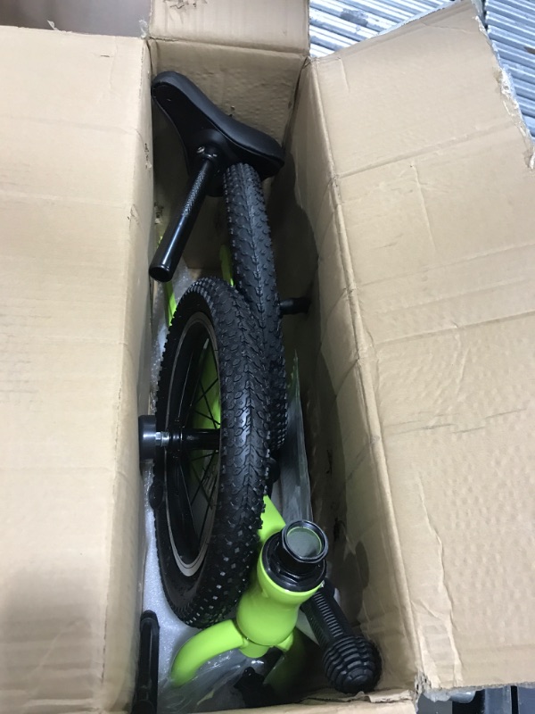 Photo 2 of 14" Kids Balance Bike for 3,4,5,6 Year Old Boys and Girls, Air Tires with Magnesium Alloy Frame, Lightweight No Pedal Toddler Training Bicycle Green