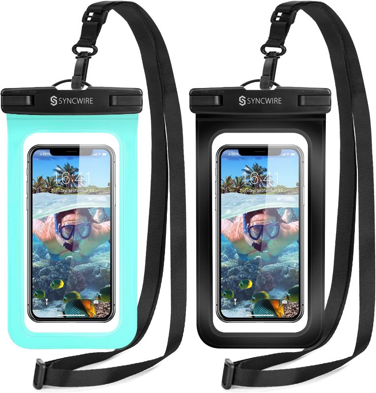 Photo 1 of ???????? Waterproof Phone Pouch [2-Pack] - Universal IPX8 Waterproof Phone Case Dry Bag with Lanyard for iPhone 15/14/13/12/11 Pro XS MAX SE XR X 8 7 Samsung S23 S22 and More Up to 7 Inches
