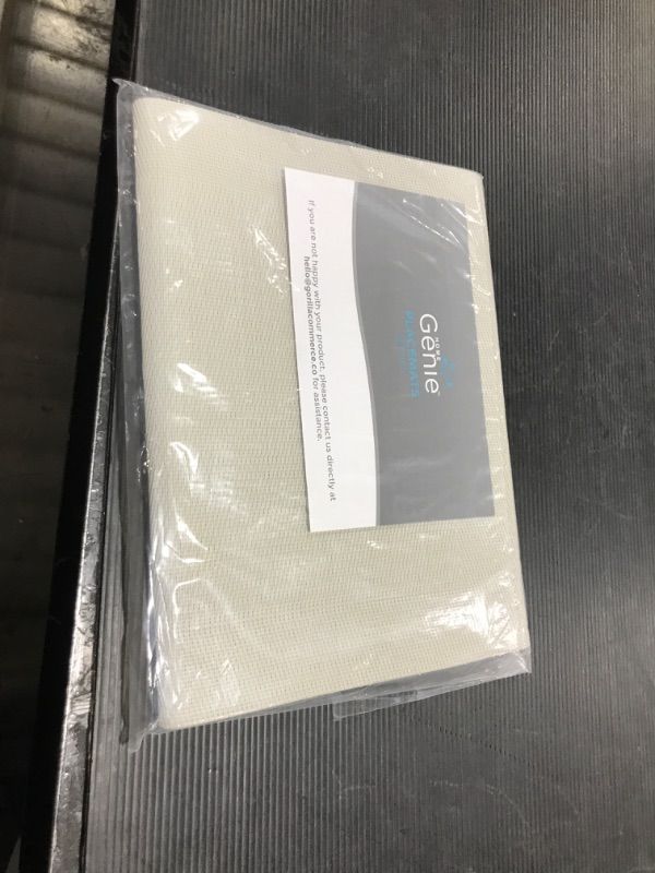 Photo 1 of Home Genie Heat Resistant Placemats Set of 8, Dining Room Table Mats, Protect Surfaces, Woven Placemat Setting for Dinner, Washable Vinyl Food Grade Mat, Kitchen Decor Accessories, 18x12, Champagne Champagne 8