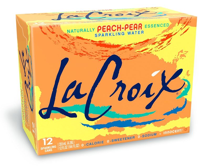 Photo 1 of LaCroix Sparkling Water, Peach-Pear, 12 Fl Oz (pack of 12) --- EXP.12-28-2024