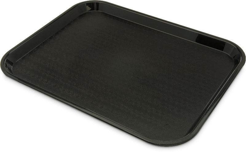 Photo 1 of  Cafeteria Tray,18 in L,Black 